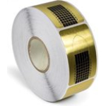 Formes pour ongles dorées (gabarits d'ongles) - 500 pièces.